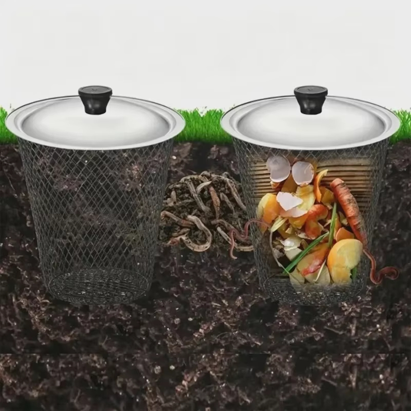 1/2 ชิ้น ถังหมักปุ๋ยแบบฝังดินพ - Urban Farming Gardening บทวิจารณ์และราคา