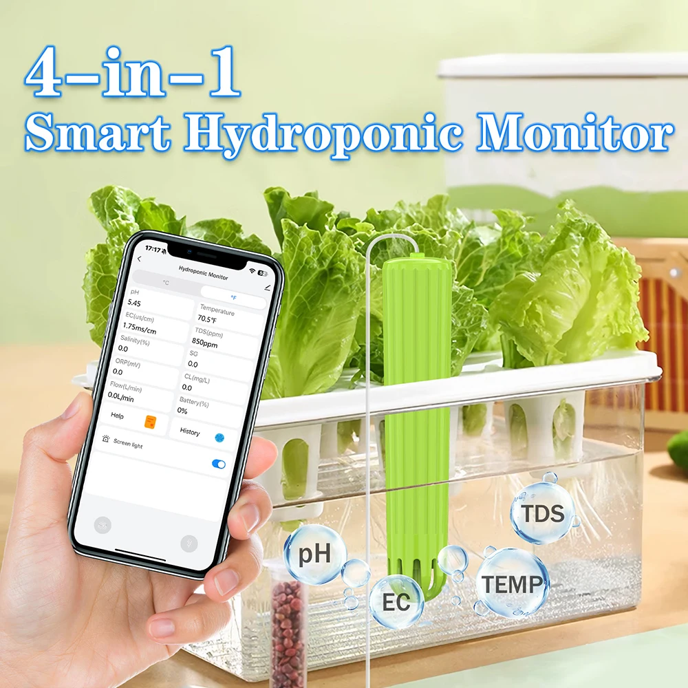 ชุดเซ็นเซอร์ไวไฟ 4-in-1 สำหรับ - Urban Farming Gardening บทวิจารณ์และราคา