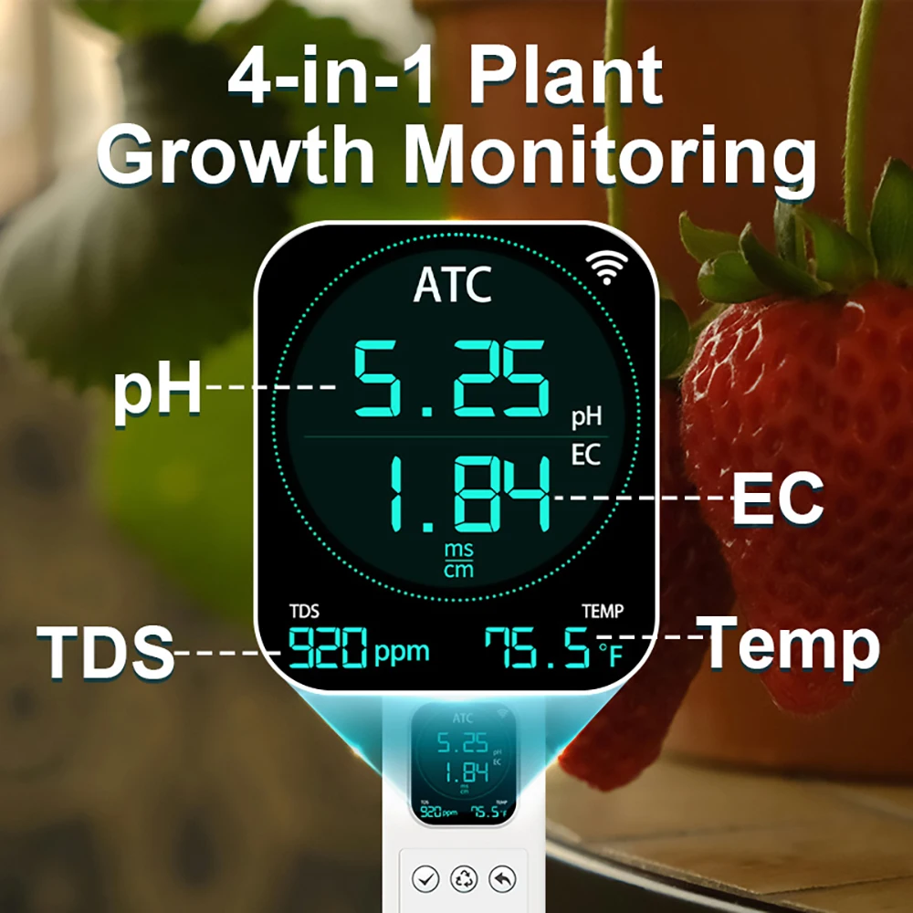 ชุดเซ็นเซอร์ไวไฟ 4-in-1 สำหรับ - Urban Farming Gardening บทวิจารณ์และราคา